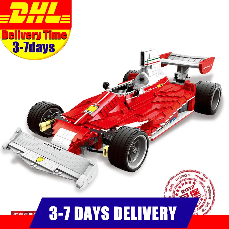 

Presale XINGBAO 03023 Genuine The Red Power Racing Car Set Self-Locking Building Blocks Bricks Model Toy Christmas Gift for Kids