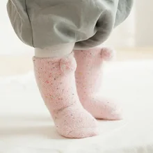 PPXX зимние толстые детские меховые Бальные чулки для маленьких мальчиков и девочек хлопковый мягкий теплый носки для новорожденных подарок