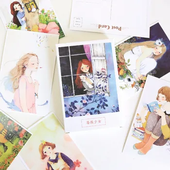 

30 Pcs/Set Beautiful Rozen Maiden Postcard/Greeting Card/Message Card/Birthday Letter Envelope Gift Card