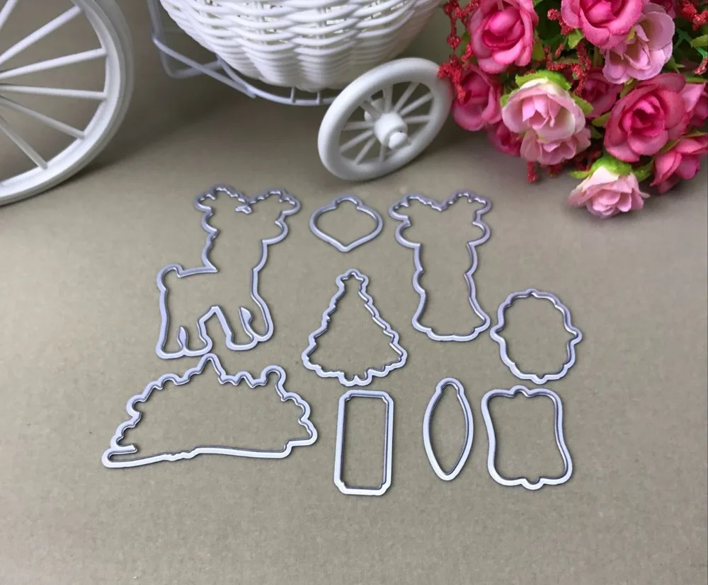

Christmas deer Metal Cutting Die for DIY Scrapbooking / Card Making/Photo Album Decoration