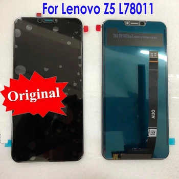 

Original Best Working LCD Display Touch Panel Screen Digitizer Assembly + Frame For Lenovo Z5 L78011 Sensor Mobile Pantalla