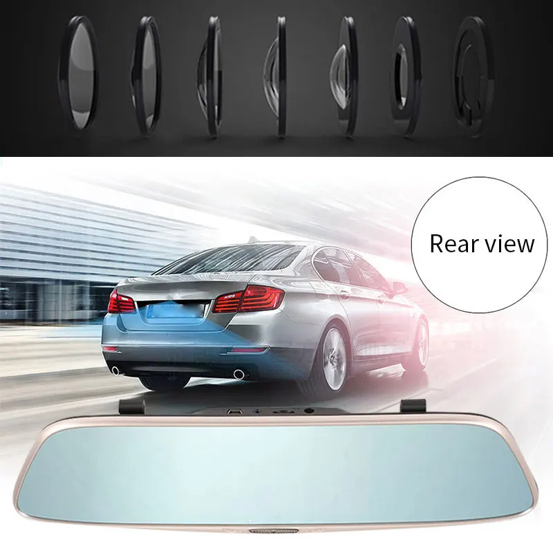 

Dash Camera 2.5D IPS Screen Driving Recorder Car DVR Multi-Touch Recorder Multifunction Digital Camera