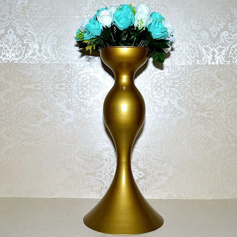 Wholesale wedding props metal spinning road Wedding Vase flash gold landing Mermaid vase | Дом и сад