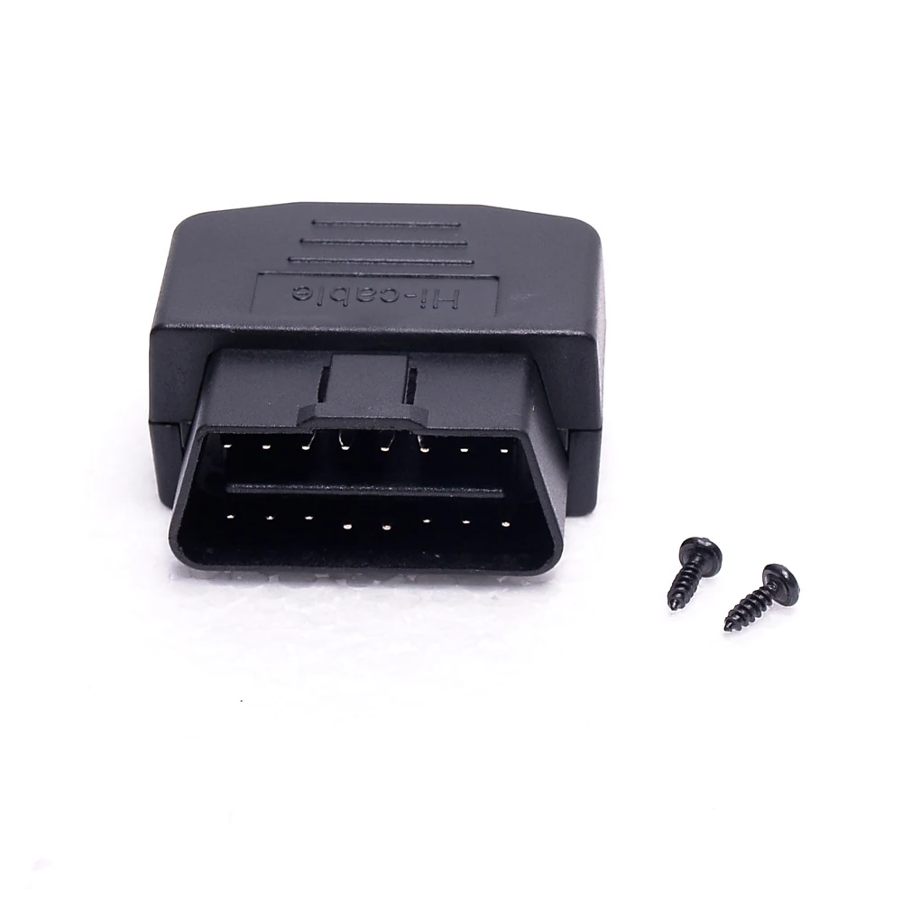 

Universal 5pcs OBD2 OBD 2 16 Pin Male Adapter Auto Diagnostic Tool Interface Scanner Connector Cable Free Shipping