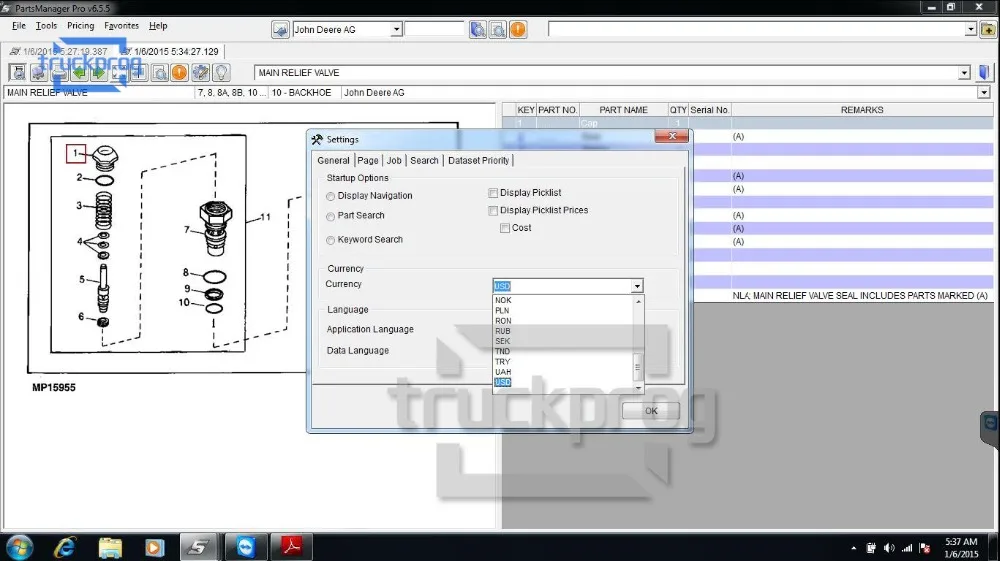 Для JD Edl v2 диагностический инструмент partsmanager Pro EPC Программное обеспечение сервис ремонт Мануэля