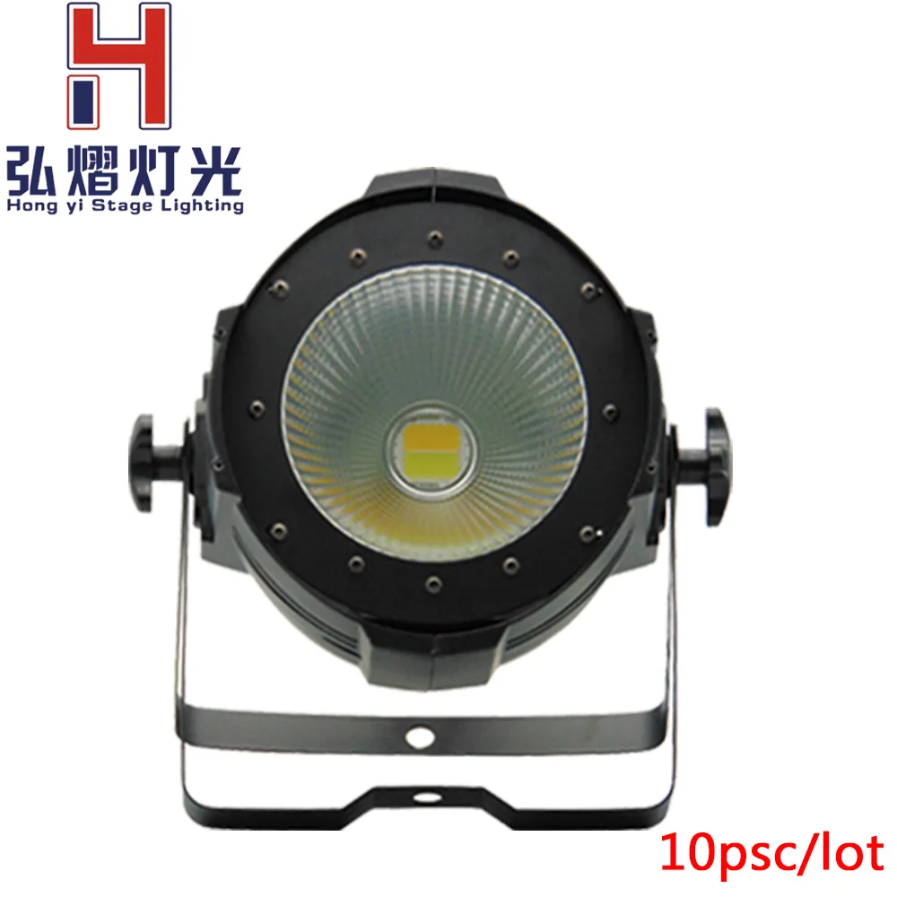 

10pcs/lot High Power 100 COB LED Par lightscool white and warm white Dyeing effect LED stage light disco dj bar concert lighting