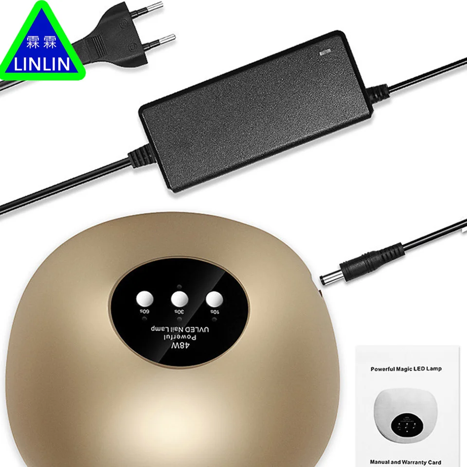 LINLIN Nail 48W intelligent induction double light phototherapy machine nail LED phototherapy baking lamp drying machine nail