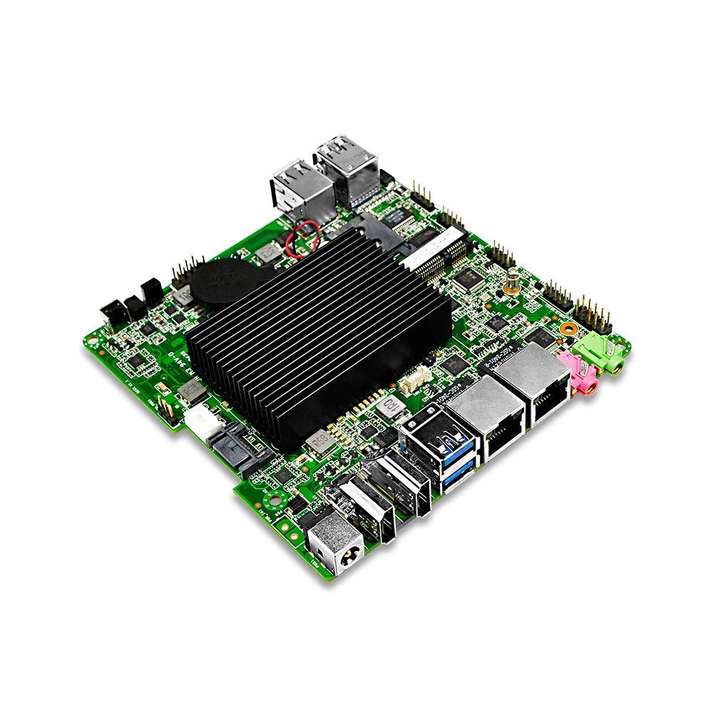 Мини ПК Celeron J3060 безвентиляторный 2 Lan 3 дисплей COM X86 Linux как брандмауэр роутер