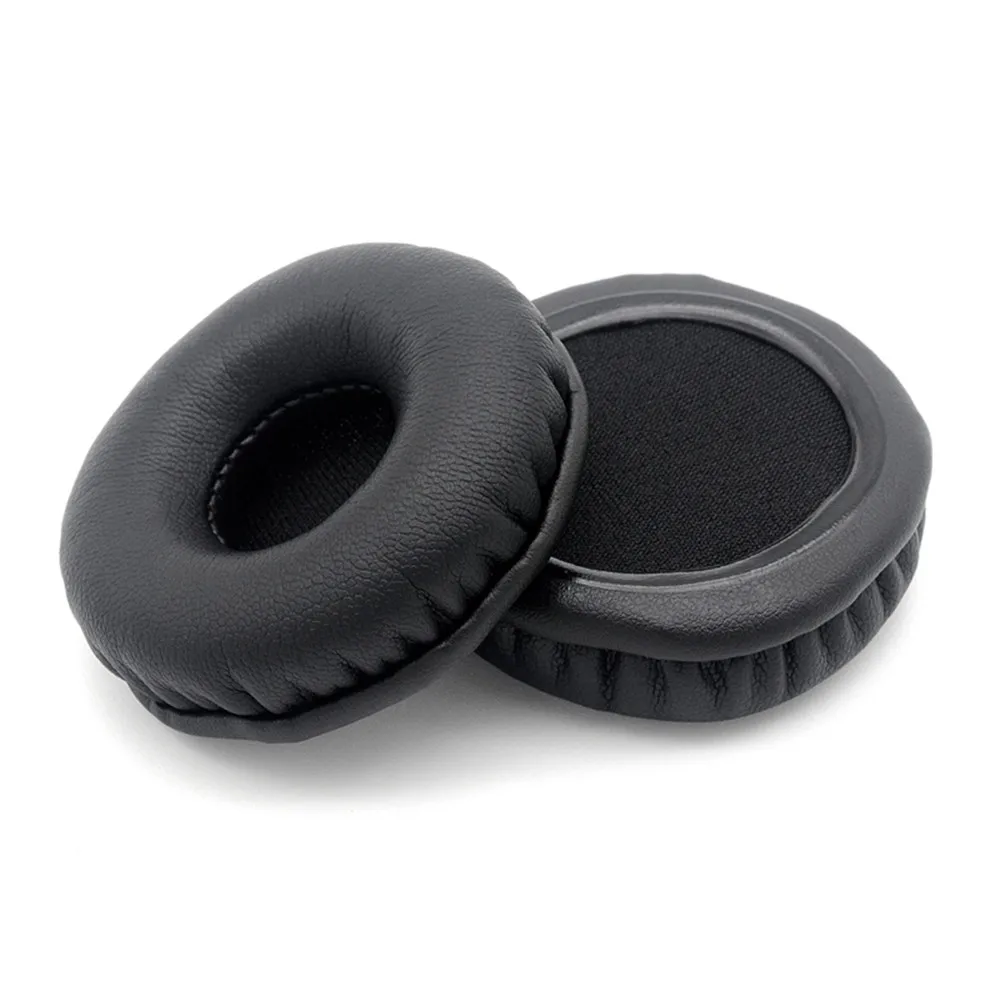 1 Pair Black Replacement Earpads Pillow Ear Pads Foam Cushions Repair