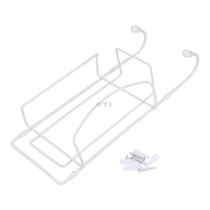 

Iron Holder Rack Wall Mounted Bracket Store Tidy Hanger Space Saver Storage