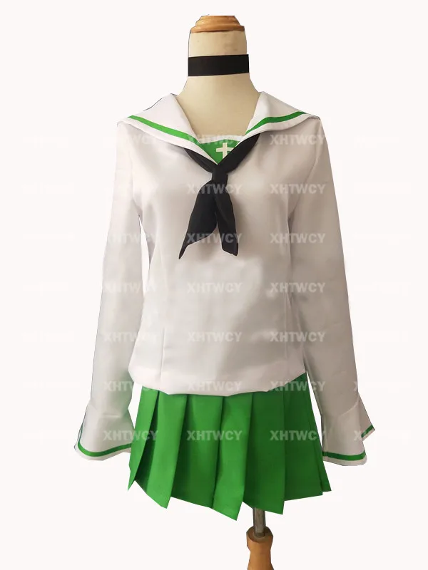 Школьная форма Nishizumi Miho из аниме Girls und Panzer костюм для косплея любого