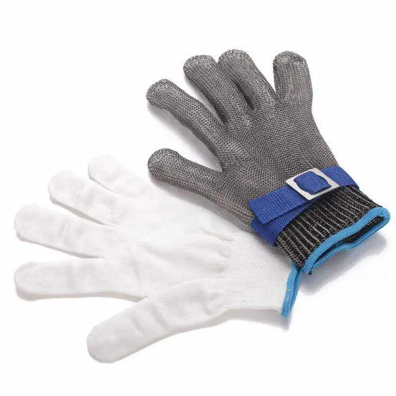 Resistant Anticutting Stainless Steel Gloves Reliable Protection