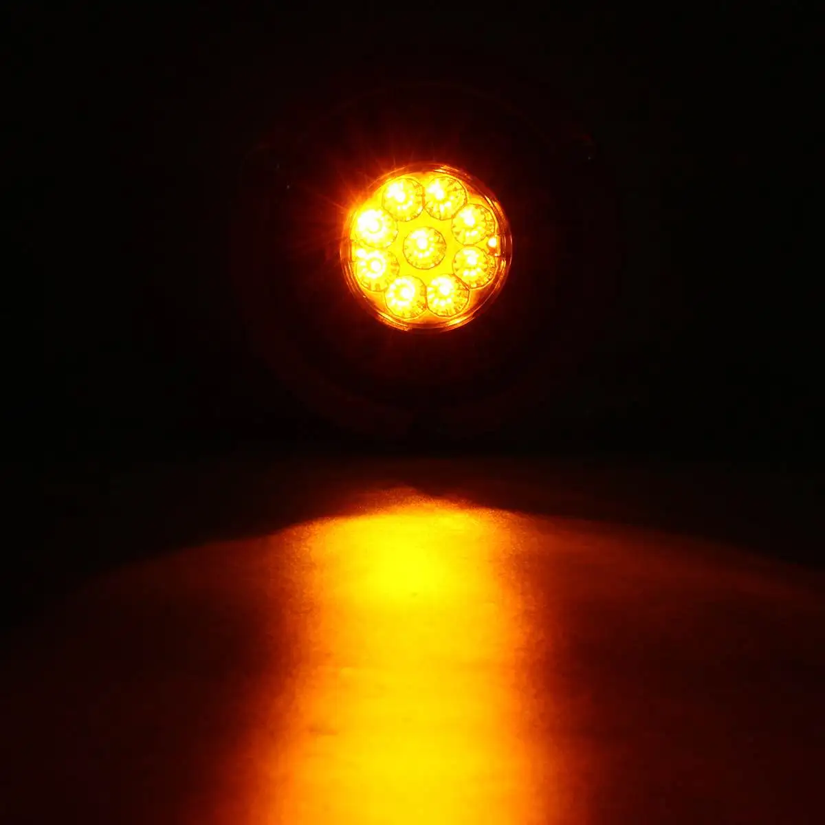 Комплект из 2 предметов, 19 светодиодный футболка с принтом "автомобиль" светодиодный задний светильник s стоп-сигнал светильник для грузового прицепа транспортных средств 12V 24V боковая лампа