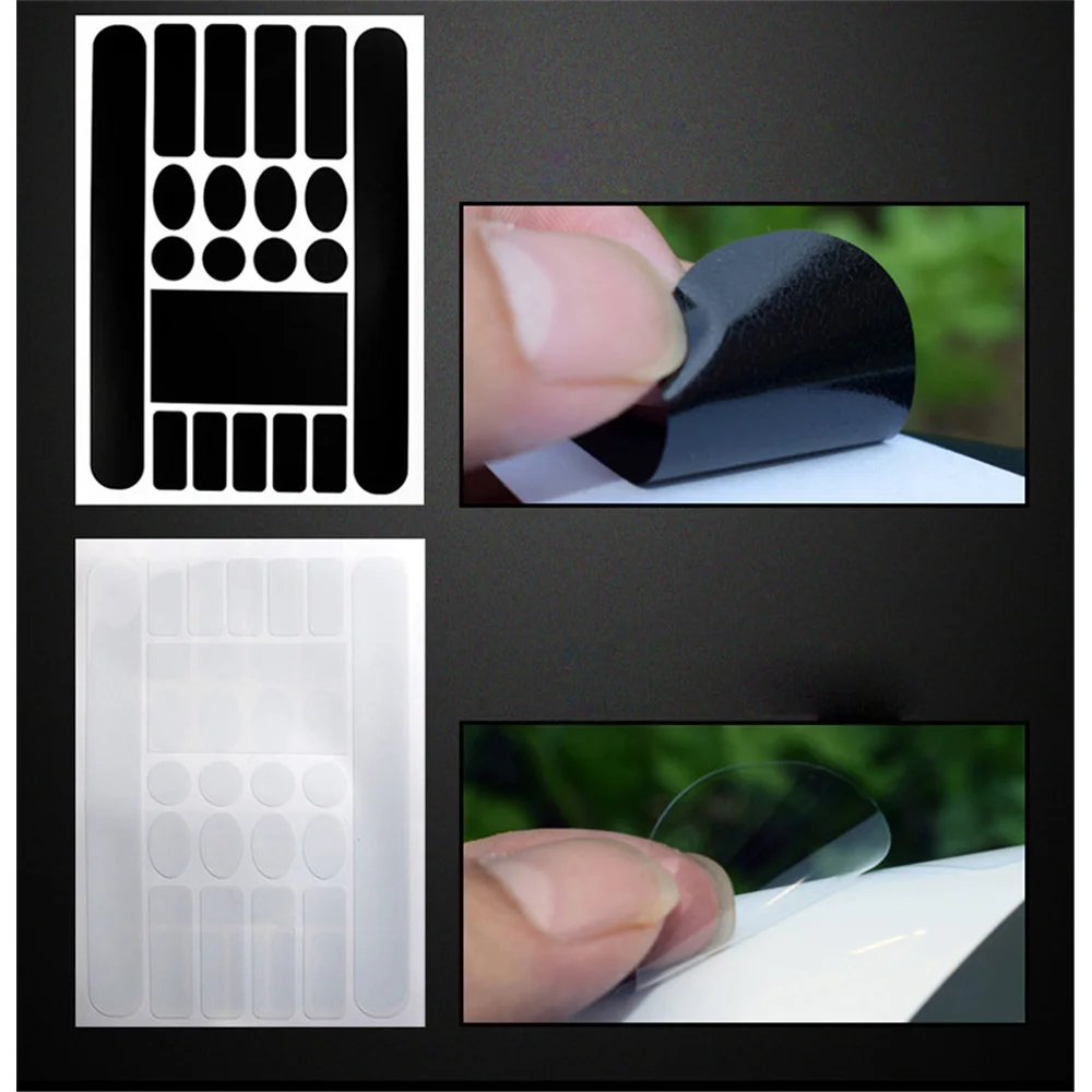 Top Anti Scratch Sheet Bike Chain Stickers Cowhide MTB Bicycle Chain Car Frame Protector Cycling Accessories Transparent Matte 1