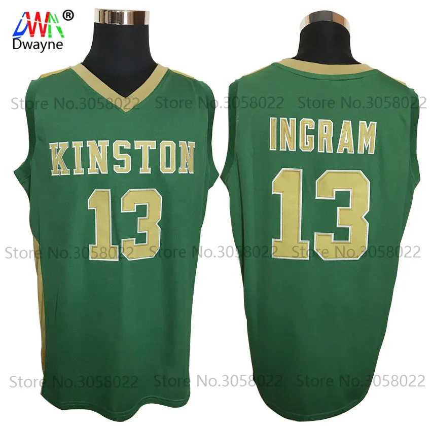2017 Mens Dwayne Brandon Ingram Jerseys Throwback Basketball Jerseys 13 High School High School