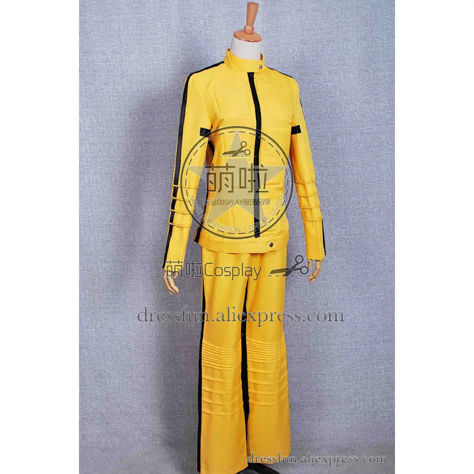 Kill Bill/костюм для косплея невесты Beatrix Michelle Kiddo новый желтый наряд униформа костюм