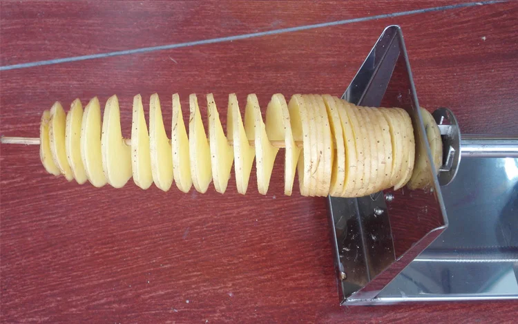 Торнадо картофель резак машина Спиральная машина для резки чипсов машина кухонные аксессуары инструменты для приготовления пищи измельчитель картофеля чип
