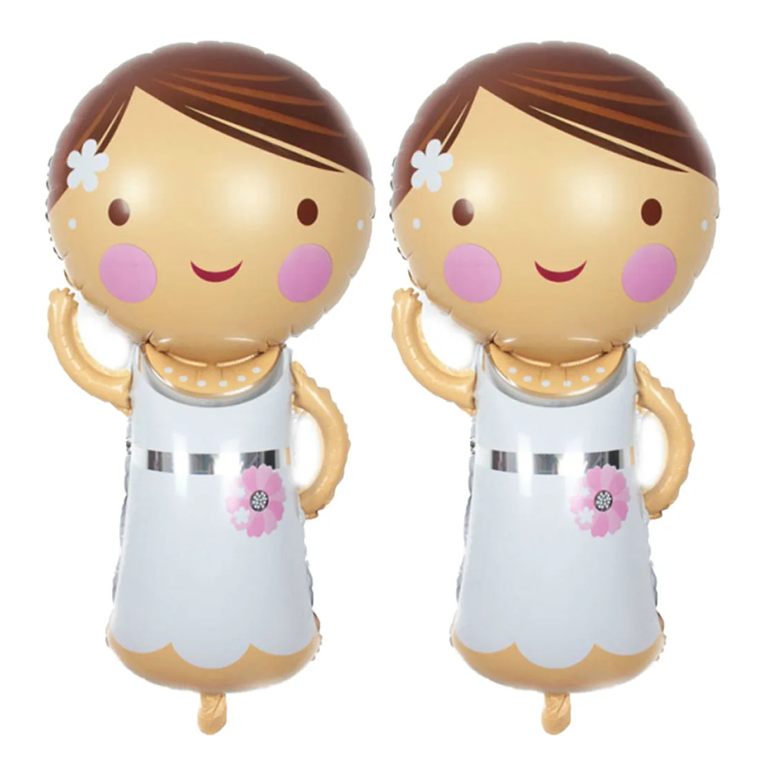 

Hot Sale Large Size Bride And Groom Dress Foil Balloons Wedding Ceremony Party Decoration Groom Bride Balloons Party Supplies