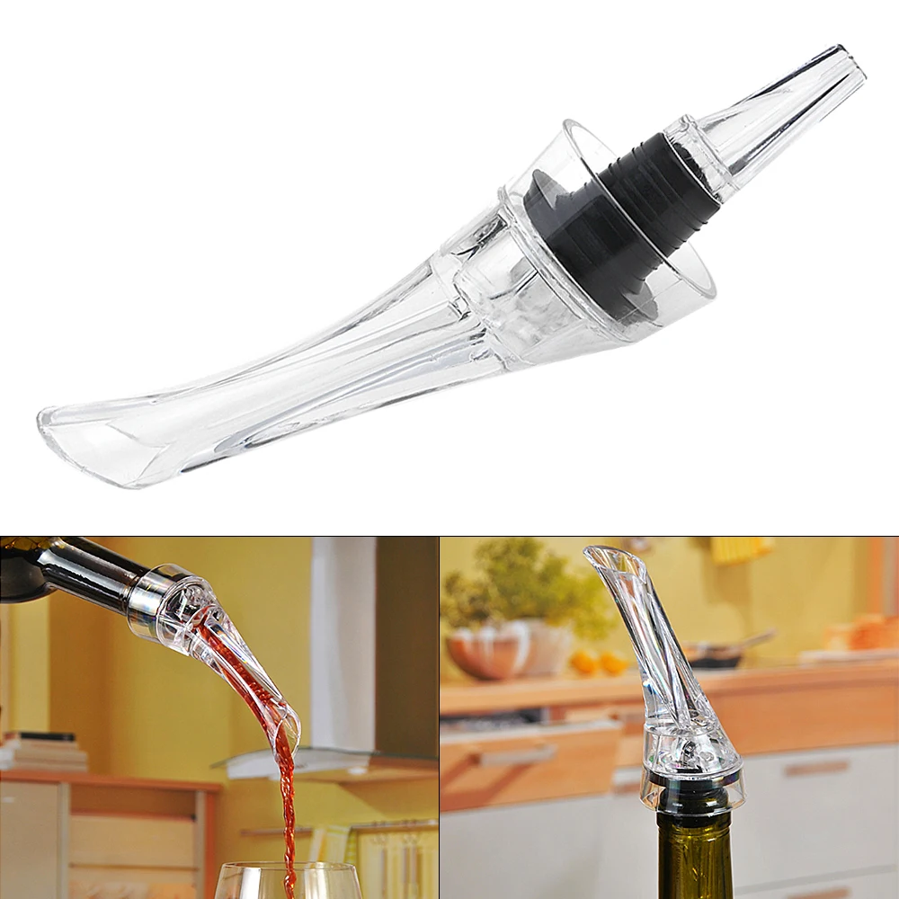 

1pcs portable acrylic and silicone creative fast wine Aerator with Olecranon Type for Hotel / Bar / KTV
