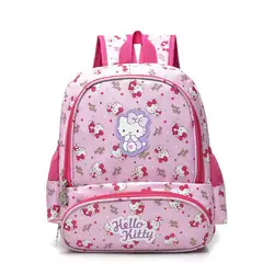 Новая модная школьная сумка для девочек с героями мультфильмов, детский рюкзак, школьная сумка, рюкзаки hello kitty, школьный рюкзак, милые