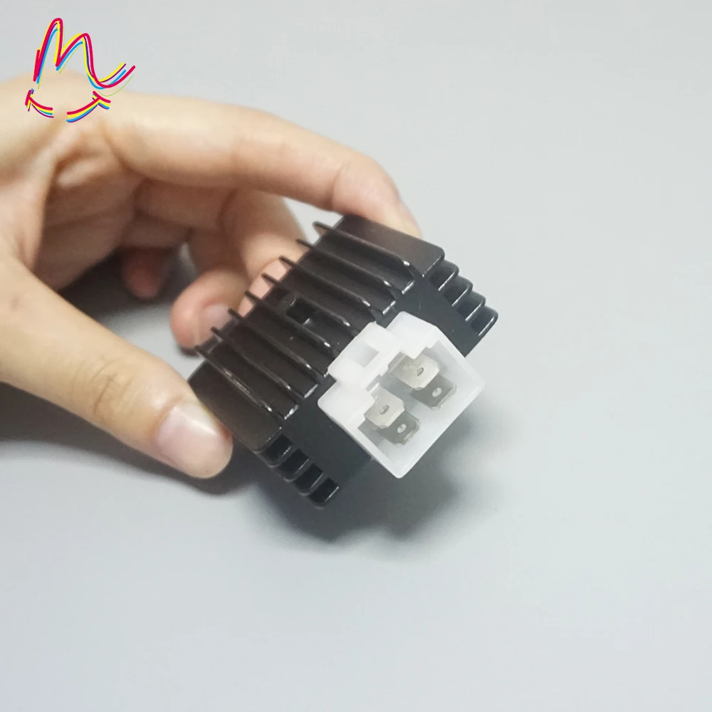 

Motorcycle 12V 4 Pins Voltage Regulator Rectifier For 50cc 70cc 90cc 110cc 125cc Quad ATV Go Kart Moped Scooter Pit Dirt Bike