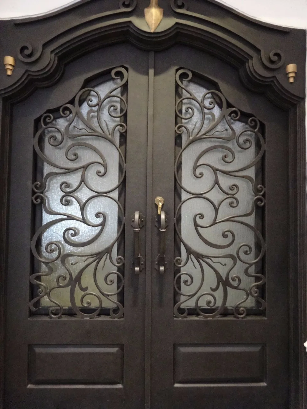 Кованые железные двери идеи дизайна льва железные двери