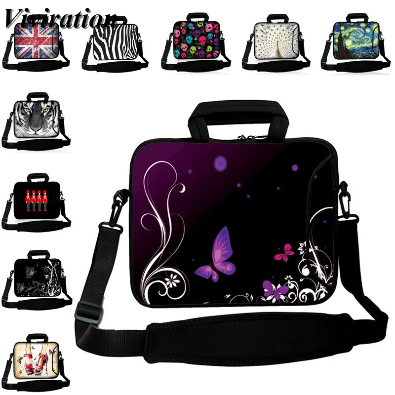 

Viviration Shoulder Strap Bag Soft Computer 13.3 Inch Bag Customized Messenger Laptop Bag 15 13 12 10 14 17 Inch Notebook Case