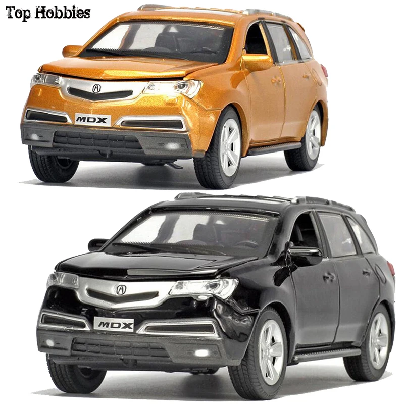 

1:32 Alloy Golded/Black Color Acura SUV Car Model Four Open Doors Alloy Model Car Toy w/light & sound