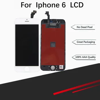 

10pcs AAA+++ high quality LCD screen, suitable for iphone 6 display touch screen digitizer assembly replacement