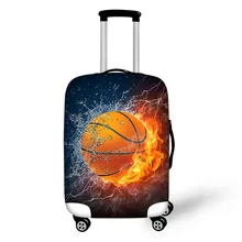 Housse de protection pour valise, accessoires de voyage, mouvement feu, couverture de bagage, maletas voyage copri valigia koferhoes
