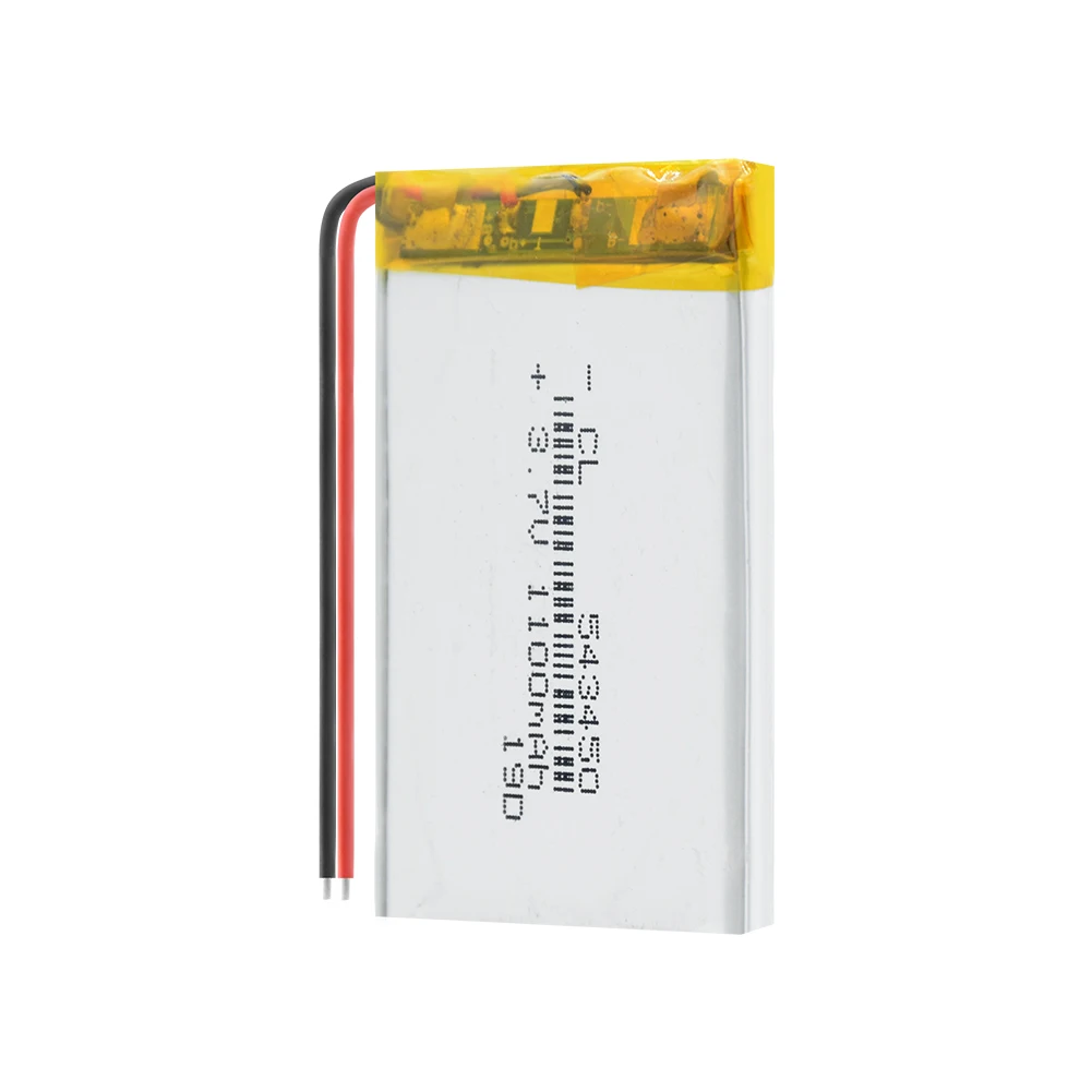 1/2/4 шт. 543450 3,7 V 1100mAh литий-полимерный аккумуляторная батарея для MP3 gps навигатор DVD рекордер гарнитура электронная камера