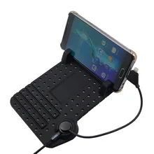 Автомобильный Противоскользящий коврик, волшебный липкий коврик, держатель для мобильного телефона, Приборная панель автомобиля, силиконовый Противоскользящий коврик для gps MP4, держатель, USB кабель для зарядного устройства