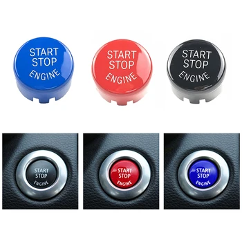 

Car Engine Button Cover Car Engine START Stop Button Replace Cover Switch Accessories Key Decor for BMW F20 F10 F01 F26 F15 F16