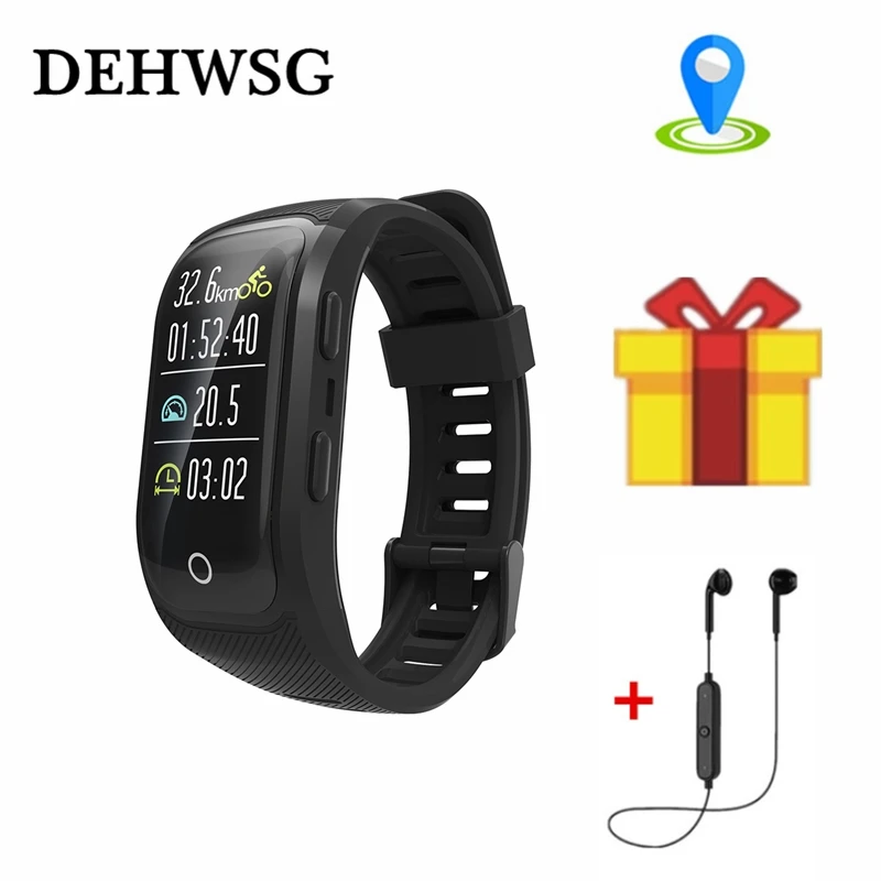 

DEHWSG S908plus GPS smart Bracelet IP68 waterproof fitness tracker Information push calling remind pk xiaomi band smart watch