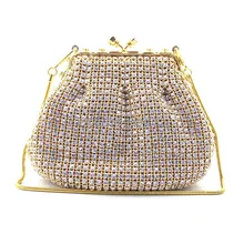 Для изящных дам с украшением в виде кристаллов клатч Ужин сумка вечерняя сумка женские сумки из натуральной кожи