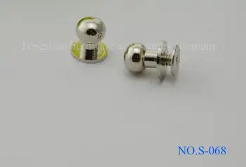 

Free shipping Bag with Parts & Accessories (100 PCS/lot), 9 cm high plating thick flank rivets handbags decorative Accessories