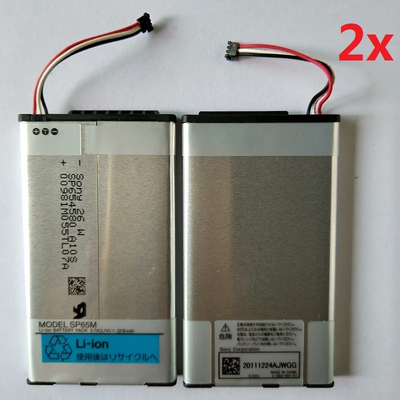 

2Pcs/Lot PSV1000 Battery PSV 1000 for Sony PlayStation VITA Console 3.7V 2210mAh Built-in Li-Ion Rechargeable Batteries