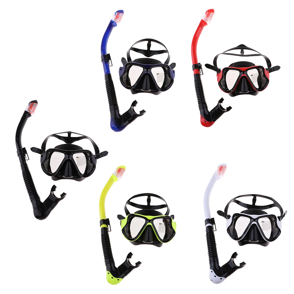 

Divers Mask and Snorkel Goggles Set Dive Snorkeling Scuba Diving