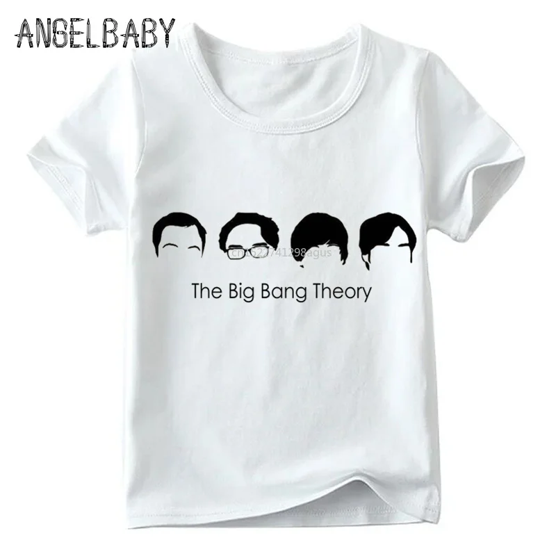 Детская футболка The Big Bang Theory Bazinga с принтом летние белые топы для мальчиков и