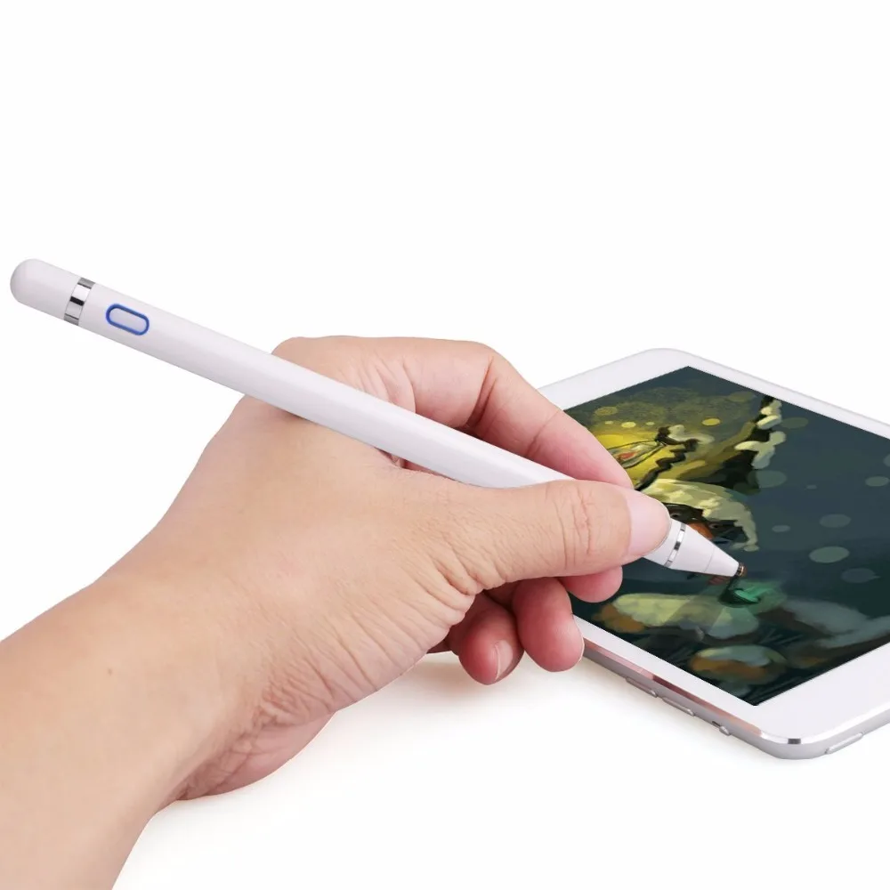 2018 новый для Apple Pencil емкость ручка Высокоточный стилус для iPhone X 8 iPad Pro mini для samsung S9 xiaomi всех телефонных