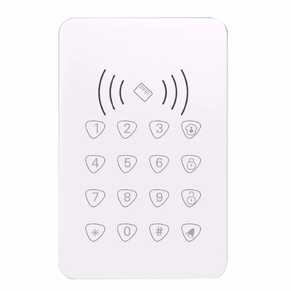YobangSecurity Android IOS APP GSM Wireless WIFI Smart Home Alarm System 433Mhz Wireless Keypad Smoke Alarm Detector PIR Sensor