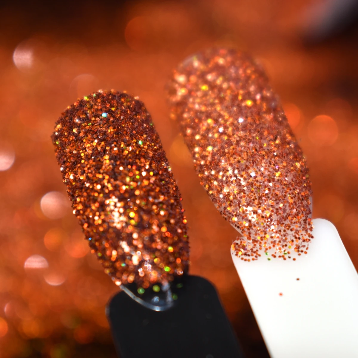 

Holographic Light Bronze Colour Nail Glitters Shinning Laser Bronze Powder Nail Art Paillette Spangles DIY Manicure Decorations