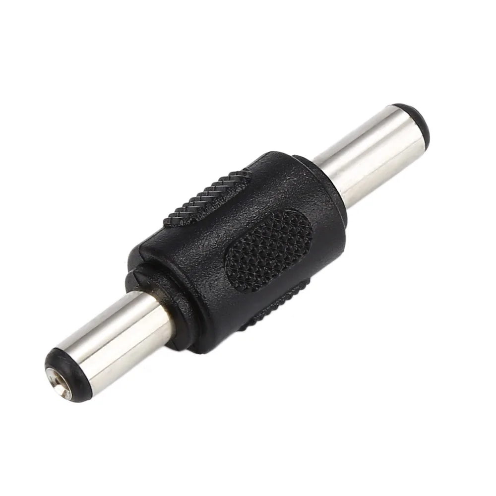 New Both 5.5mm x 2.1mm CCTV DC Power Plug to Plug Adapter Connector