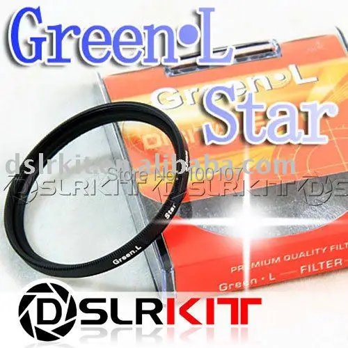 Зеленый. L 67 мм звезда 4 Точка 4PT фильтр для объектива 67 мм