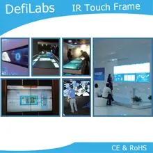 DefiLabs по продажам! 10 точек 2" ИК мульти сенсорный экран/Инфракрасная сенсорная рамка