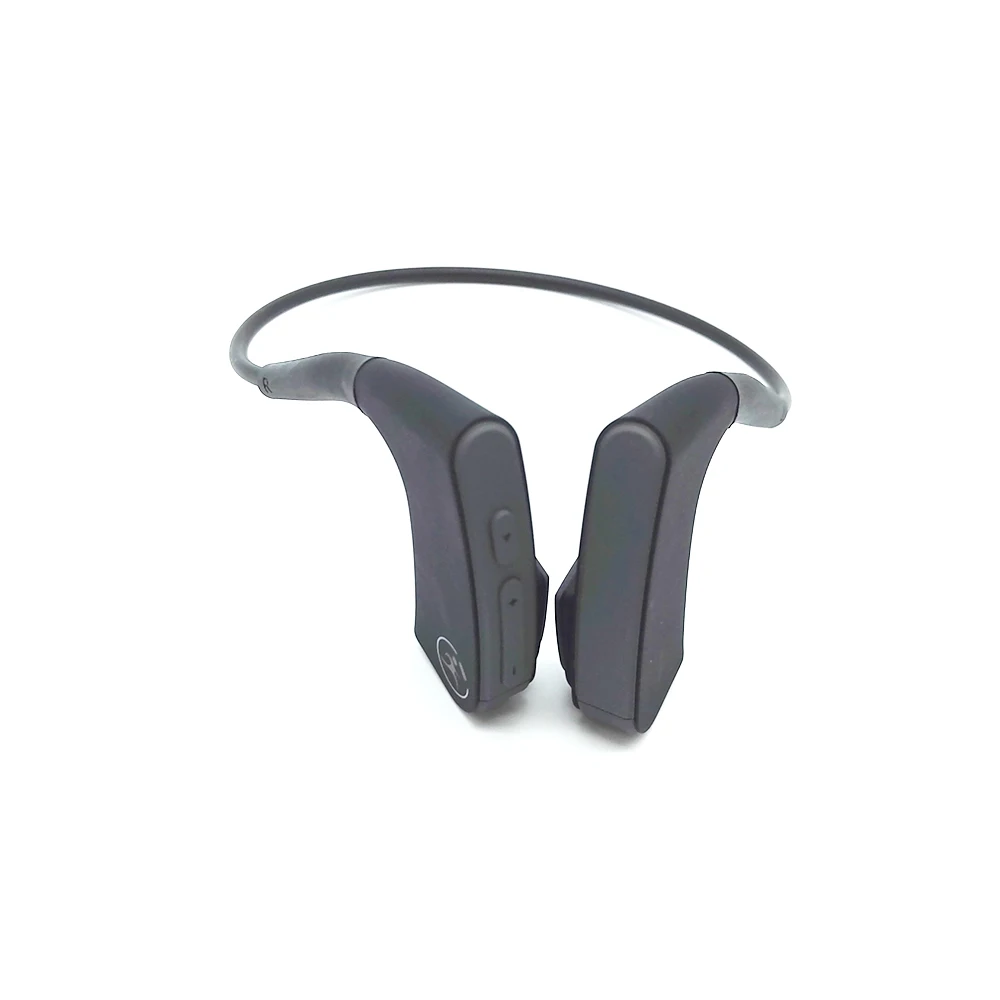 

Grey Wireless Bone Conduction Bluetooth Headset Born for Sport Resume Hearing for Elderly Friends Headphone