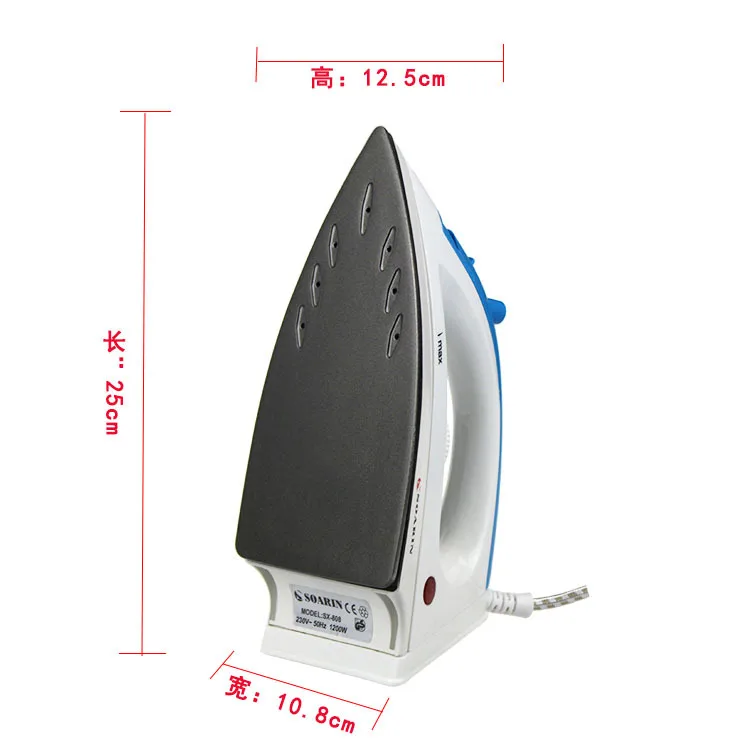 Портативный бытовой паровой утюг тефлоновый плинтус железа 220 V~ 240 V 1200 W