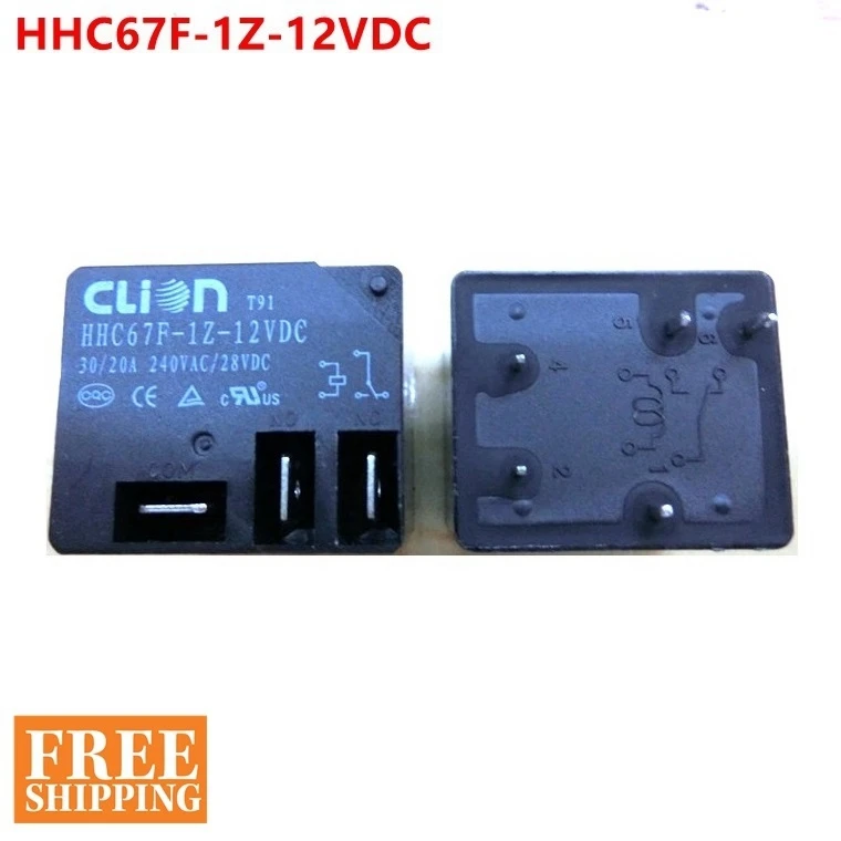 

5PCS clion RELAY HHC67F-1Z-12VDC T91 12VDC 5PIN Brand new and original relay
