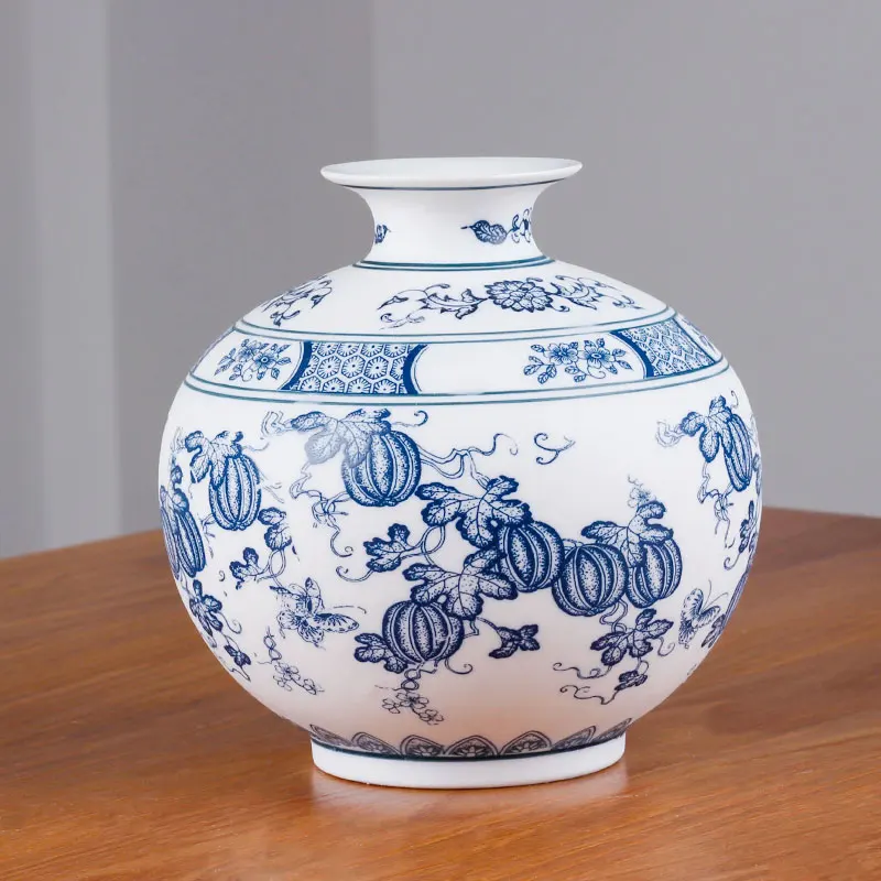 Chinese Style Jingdezhen Classical Blue And White Porcelain Kaolin