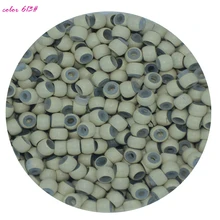 Высококачественные Медные силиконовые нано микро кольца бессвинцовые 5 цветов доступны 10000 шт./лот, бисер наращивание волос с помощью наноколец инструменты